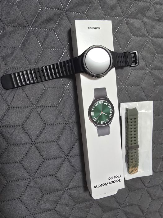 Samsung watch 6 classic stare foarte bună, pachet complet
