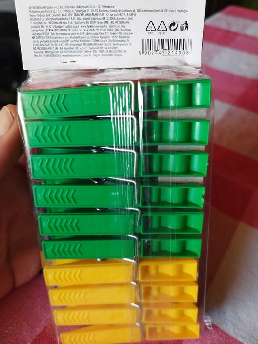 Cleme de rufe, din plastic, set de 20 buc. Made in Poland! Noi&etichet