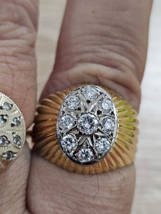 750 СССР Кольцо с бриллиантами