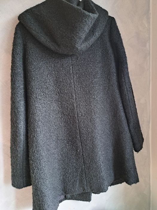 Дамско вълнено палто Zara s размер,подарък шал