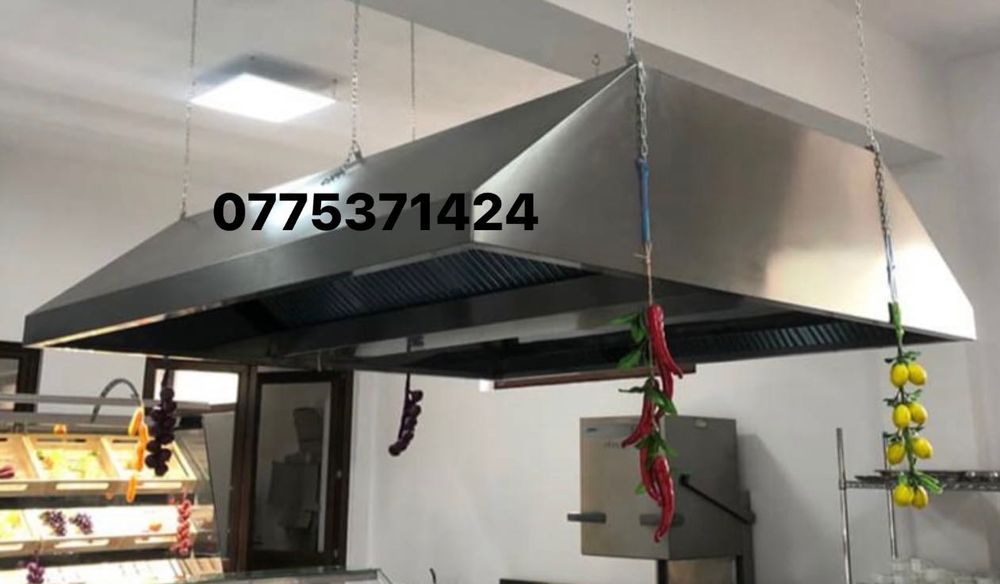 Hota perete , clopot sau centrala inox alimentar
