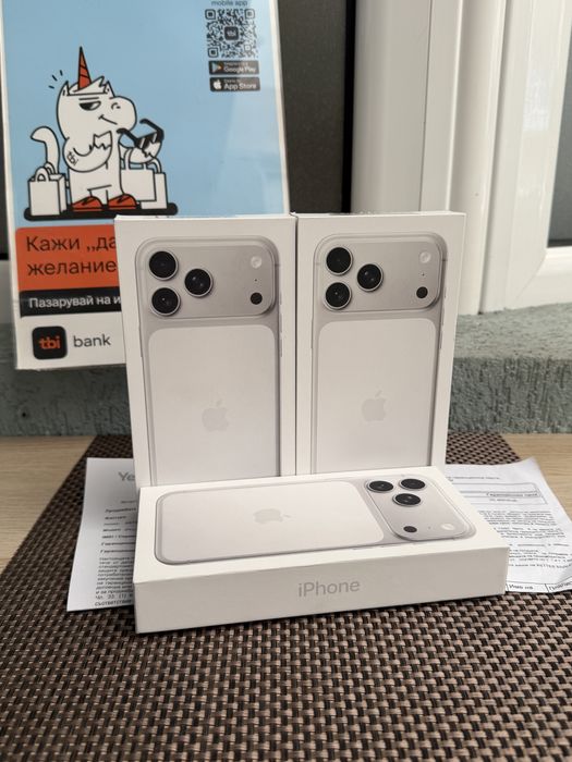 НОВ!36М ГАР *ЛИЗИНГ* iPhone 17 Pro Max 256Gb Silver