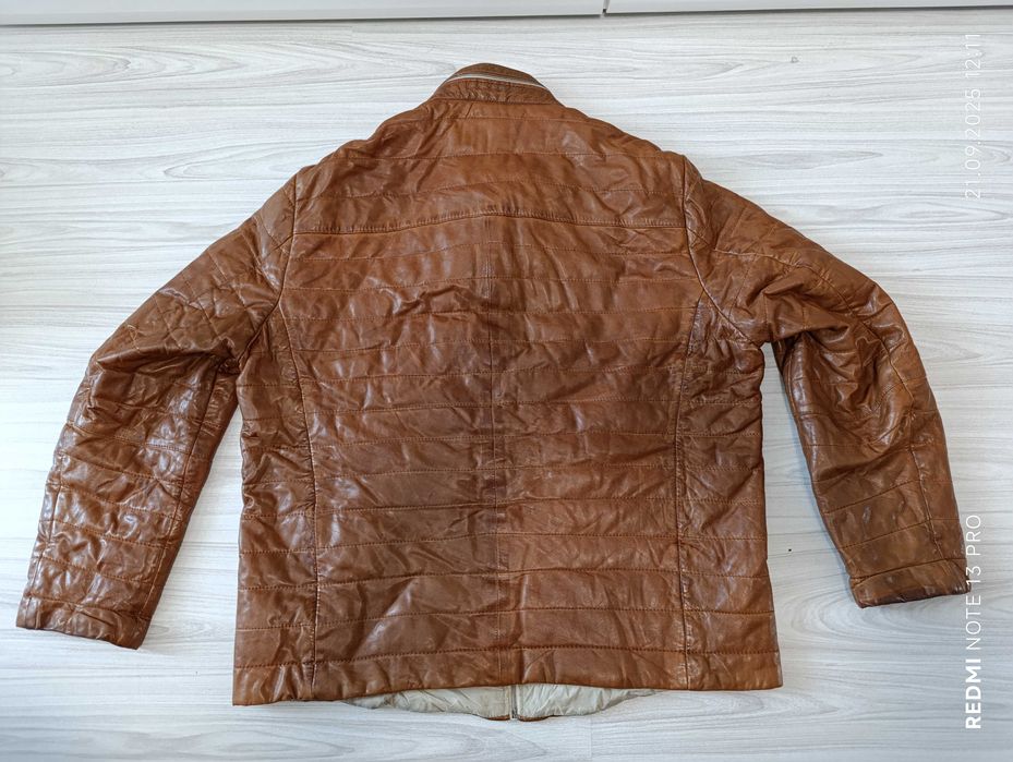 ''Milestone''оригинално мъжко кожено яке ХЛ размер