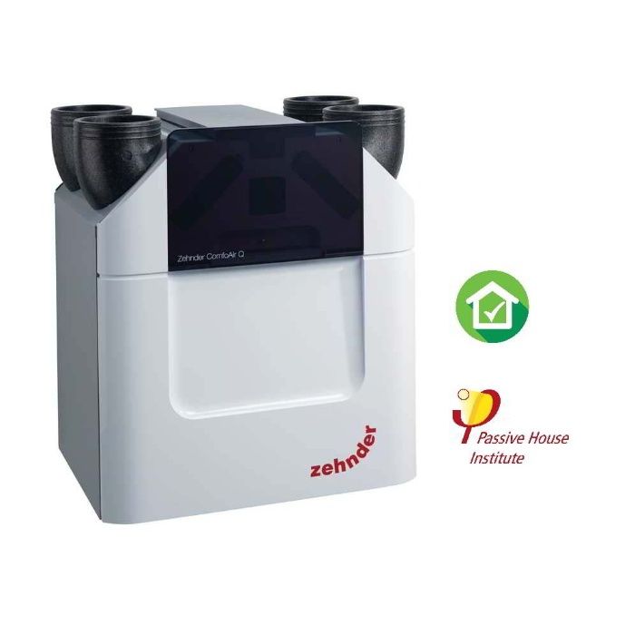 Zehnder ComfoAir Q350 HRV Centrala ventilatie certificat casa pasiva