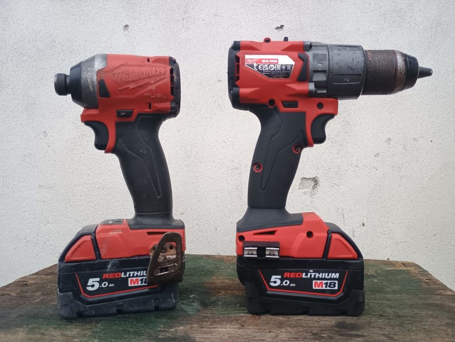 Set milwaukee fpd2+ fid 2, 2 baterii 5 amperi