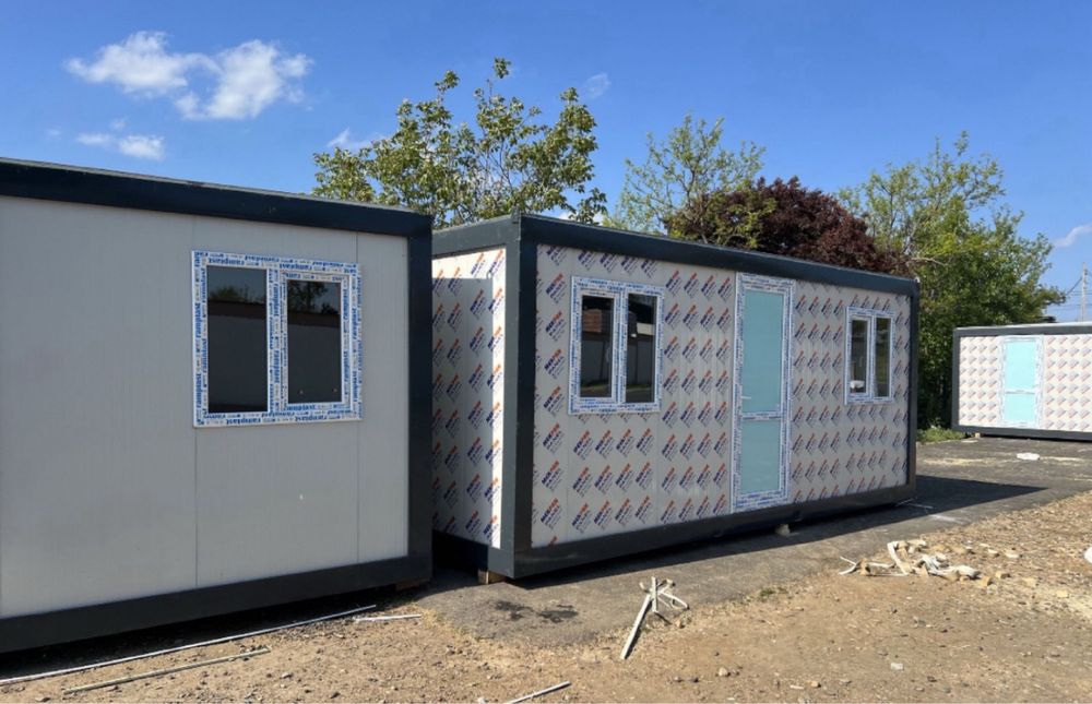 Vand containere modulare standarde la pret bun birou chiosc paza