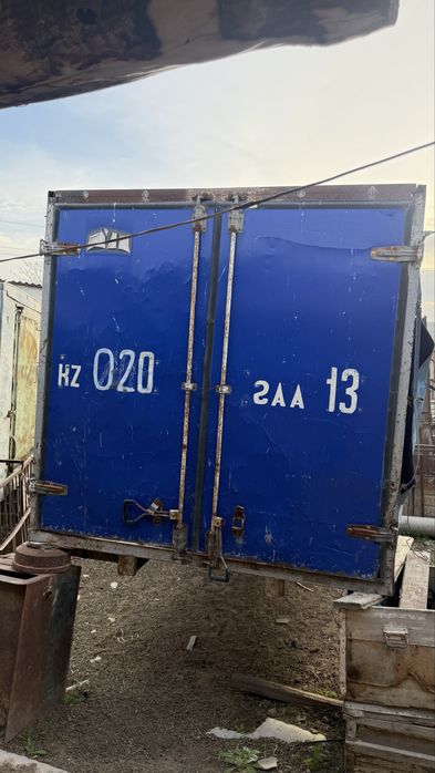 Газельге кузов 4.20 метр, ворота, астында швеллермен бар, жагдайы жакс