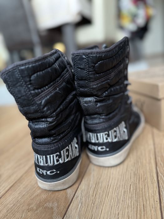 Replay водоустойчиви кецове боти черни с каракул 37 номер топли