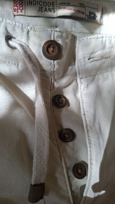 Брюки из льна от INDICODE Jeans