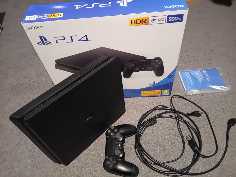 PS4 Slim 500GB / Плейстейшън 4 Слим - Перфектен! + игри