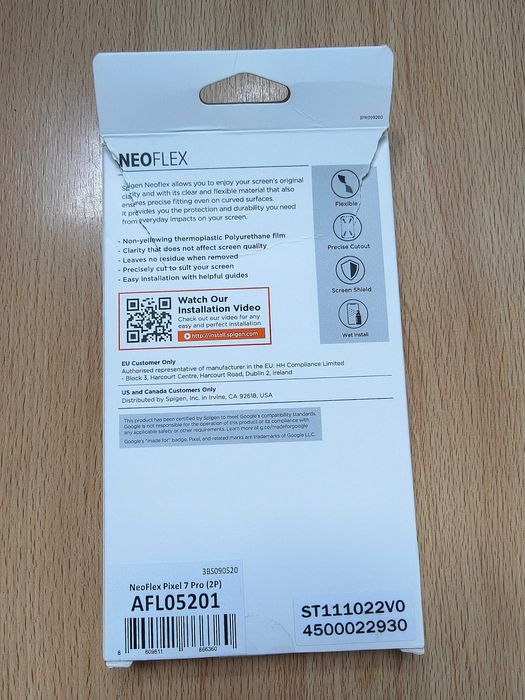 Carcasă originală Pixel 7 pro + 2 folii protecție ecran Spigen + bonus