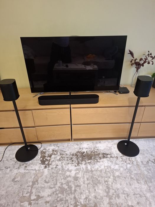 OKAZIE SET Sonos ONE 2Gen × 2 Boxe Stereo+ 2 STATIVE Podea  PRET FIX!
