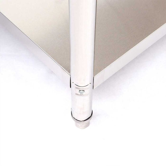 Masa inox 90-120-140-160-180-200cm cu polita SUPER CALITATE mese noi