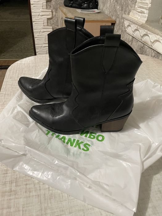 Сапоги демисезонные казаки 36