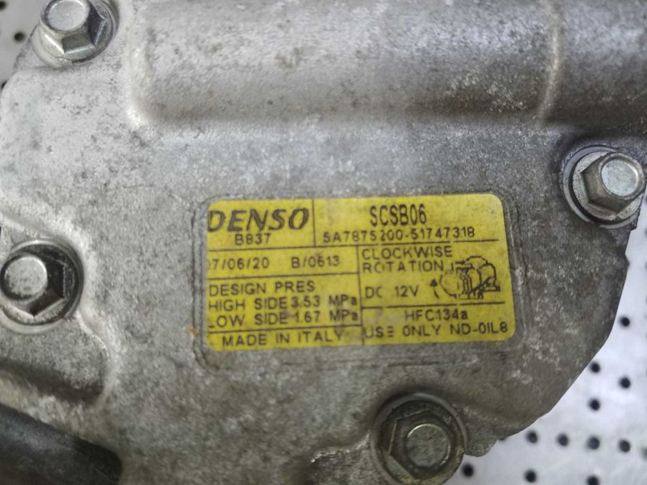 Compresor clima ac 1.2 b 1.4 b lancia ypsilon fiat 500 idea punto panda 2 doblo 5a7875200 51747318