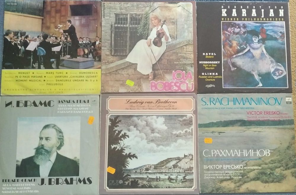 Vând discuri vinil - muzică clasică