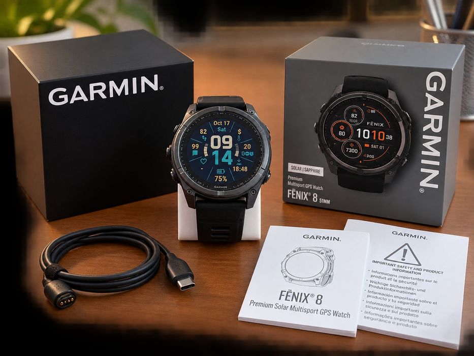 garmin fenix 8 51mm sapphire solar
