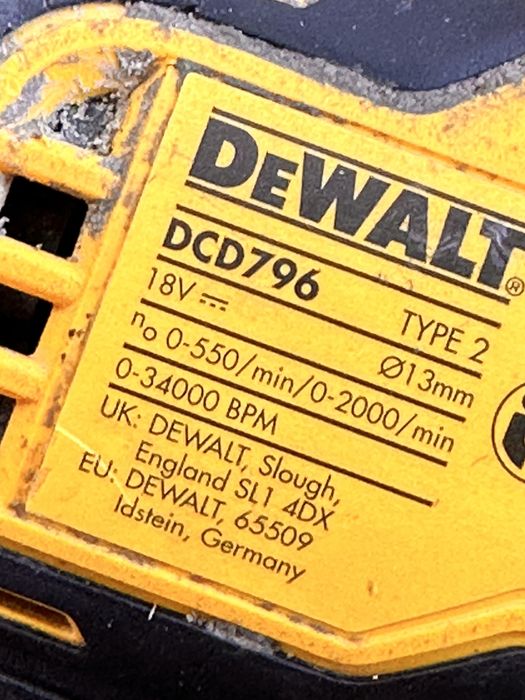 DEWALT DCD 778 DCD 796 DCD 885
