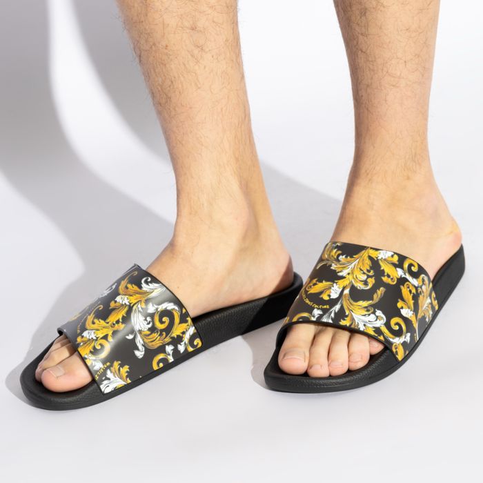 Оригинални мъжки чехли Versace Jeans Couture 78YA3SQ4 ZS365