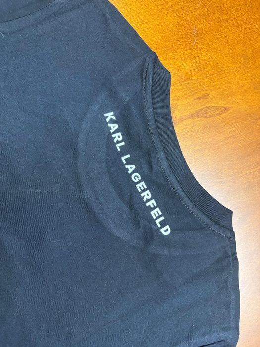 Tricou S Negru Karl Lagerfeld nou nepurtat cu etichetă roz