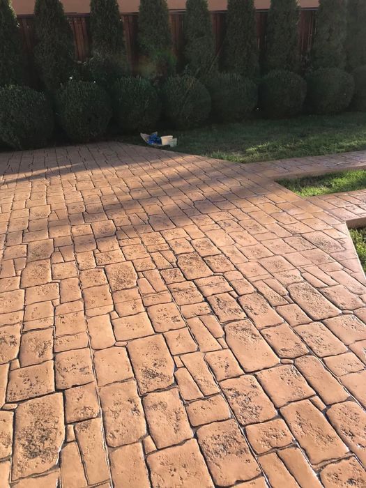 Beton amprentat ieftin