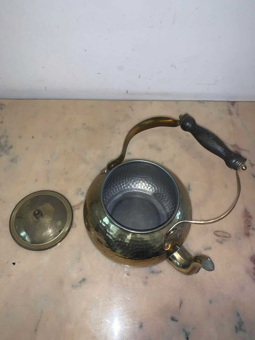 Cainic cu maner din lemn din alama