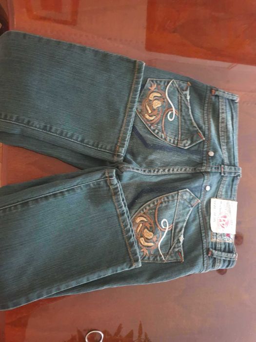 Liu Jo pantaloni denim NOI, culoare banane, 97%cotton 3% elastan