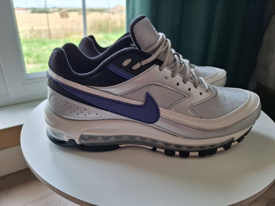 Nike Men's Air Max 97/ BW Metallic Silver Reflective / Persian Violet