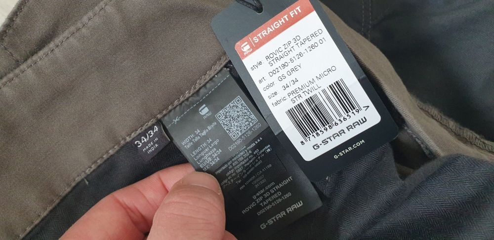 G - Star Rovic Zip 3D Cargo / 34/34 НОВО! ОРИГИНАЛ! Спортни Панталони