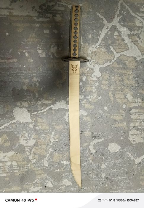 Катана деревяная