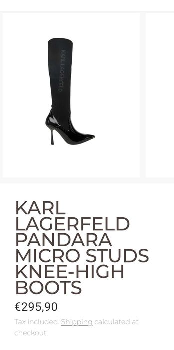 Cizme Karl Lagerfeld Reducere 50%