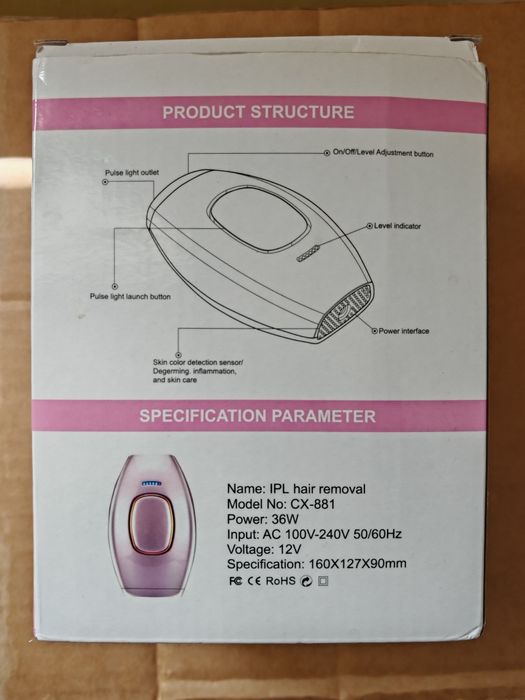 Epilator permanent cu laser