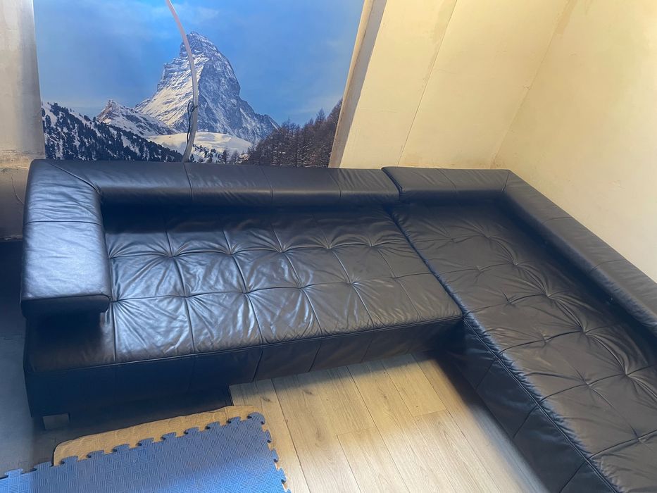 Кожен диван*сБЕЗПЛАТНА ДОСТАВКА*за цялата страна-естествена кожа диван