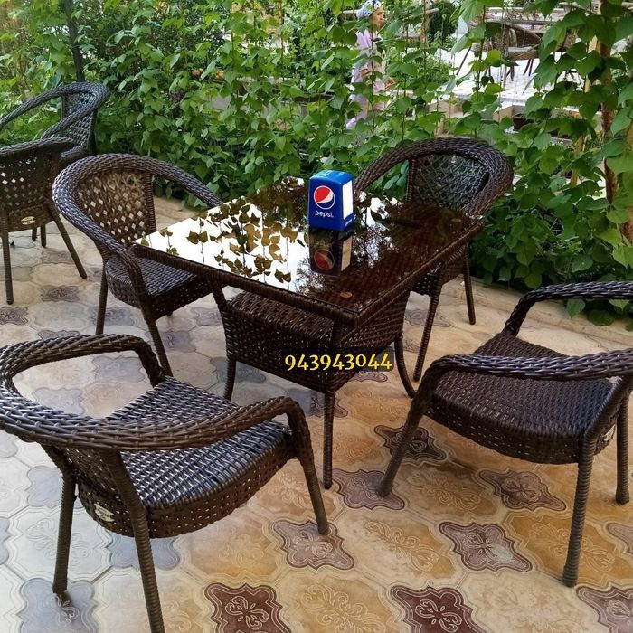 Ratan.ратан to'qima stol stul toqima stol stul optomga(Dastafka bepul)