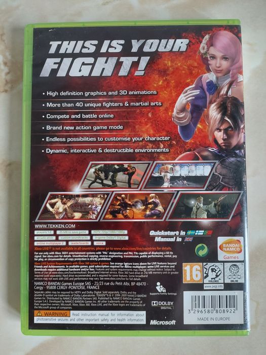 [Xbox360] Vând joc TEKKEN 6 original pentru Xbox 360 //poze reale