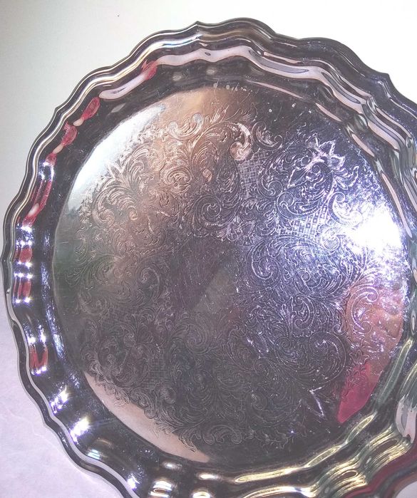 Мельхиоровый  поднос