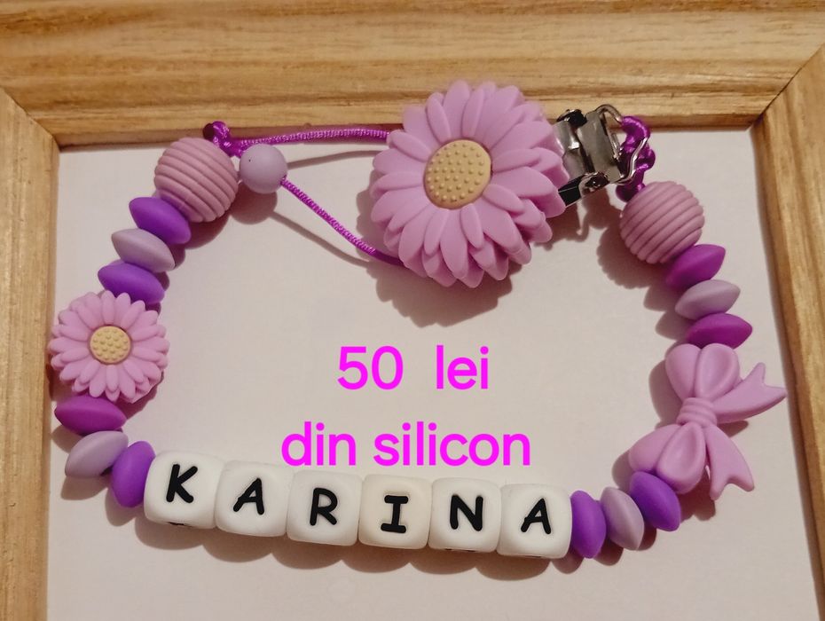 Lantisoar de suzeta din silicon alimentar