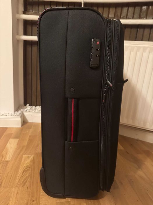 Troler Mare Extensibil Diplomat ZC 6039 - 73 cm Negru Premium
