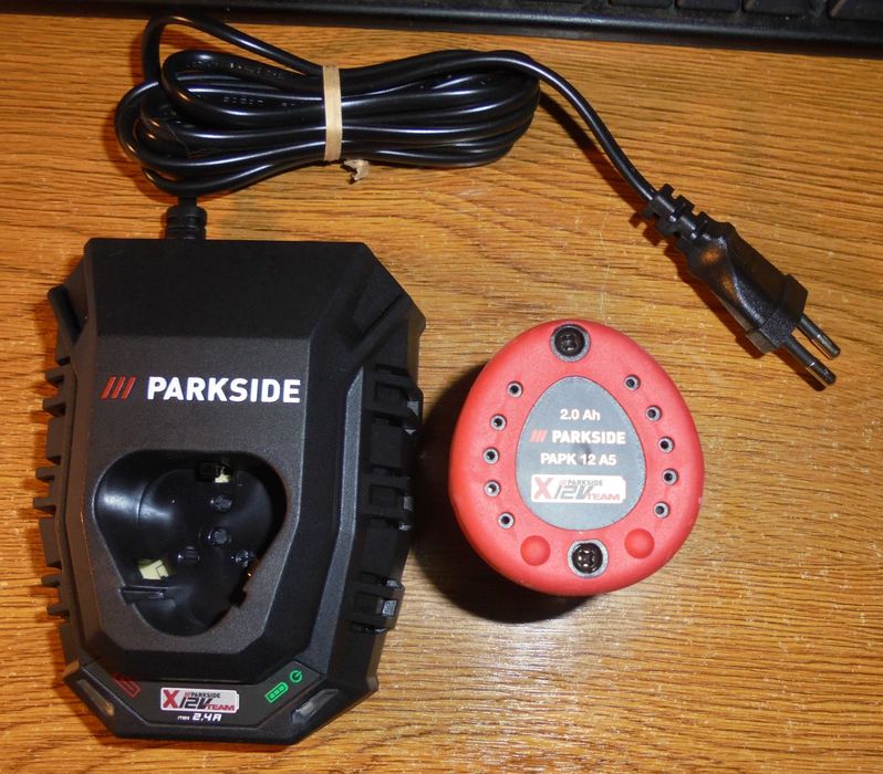 Vand set charger +acumulator 12 V Parkside X12V Team, Performance ,noi