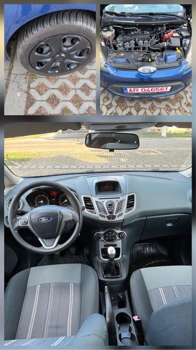Ford Fiesta Titanium 2010 1.3 benzină, motor clasic fară turbo Euro 5, are numere roșii valabile, ofer fiscal rapid la vânzare.