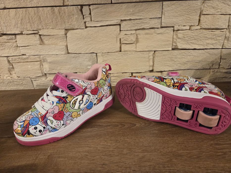 Adidasi cu role Heelys Dual Up X2 White / Pink / Multi 34 marime