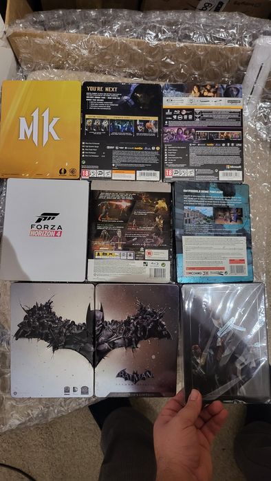 Лимитирани издания игри steel book Minecraft, GTA V, Mortal Kombat, ba