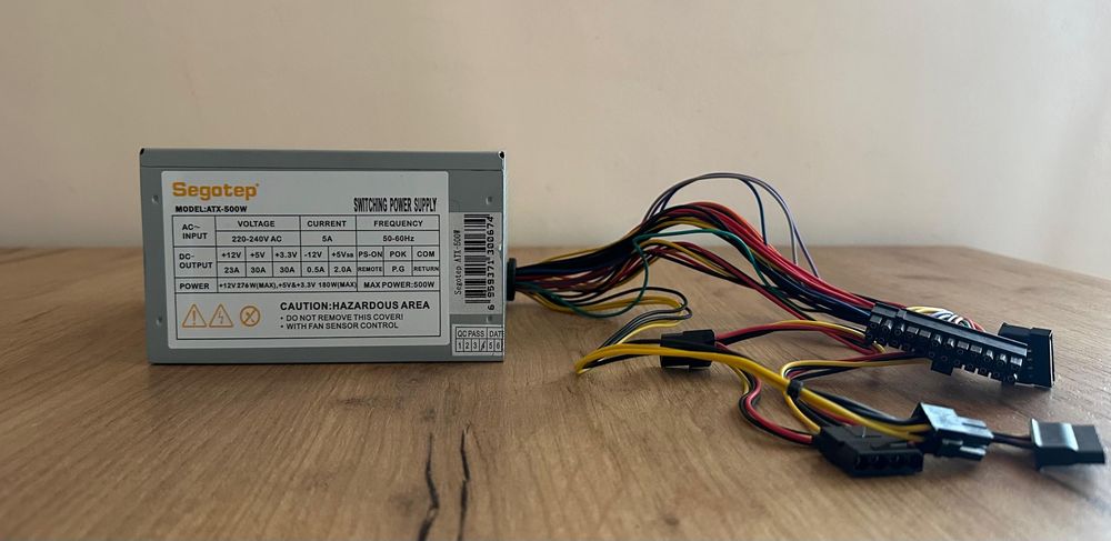 Segotep - Model: ATX-500W - sursa de alimentare - ca noua