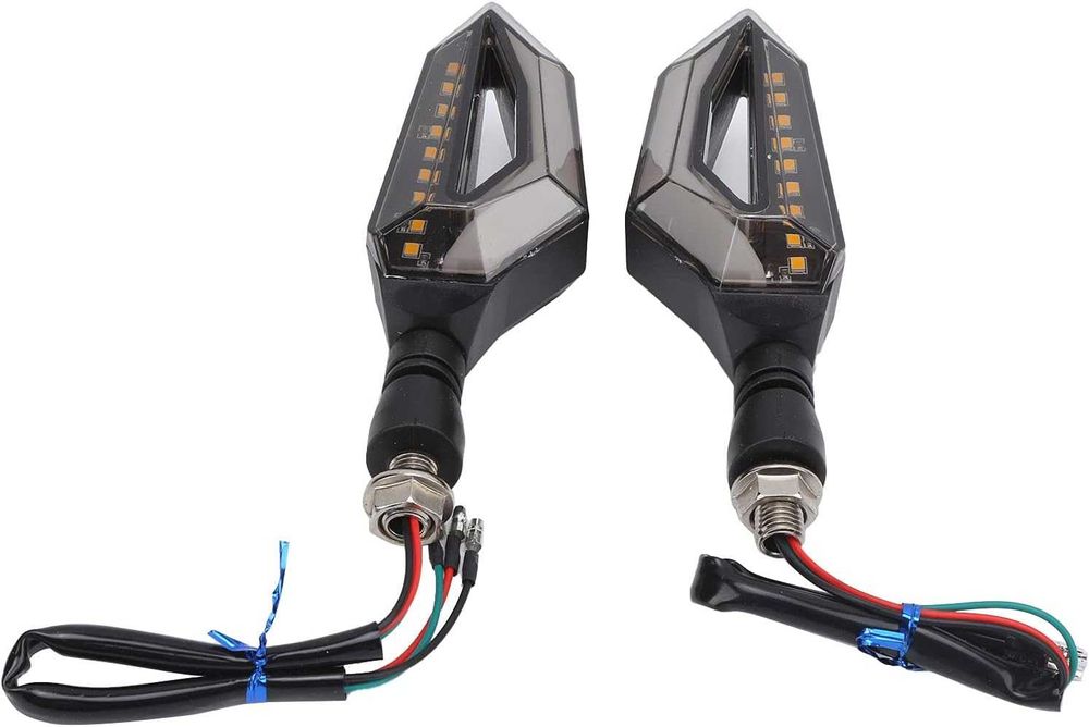 Универсални диодни мигачи за мотор с дневна светлина - 2 броя
