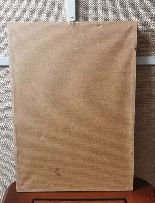 Антикварна картина Овчарка Йоханес Игуас Колер Johannes Iguaz Kohler