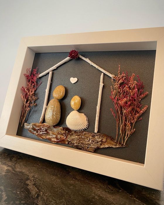 Пана от речни камъни (персонализирани)