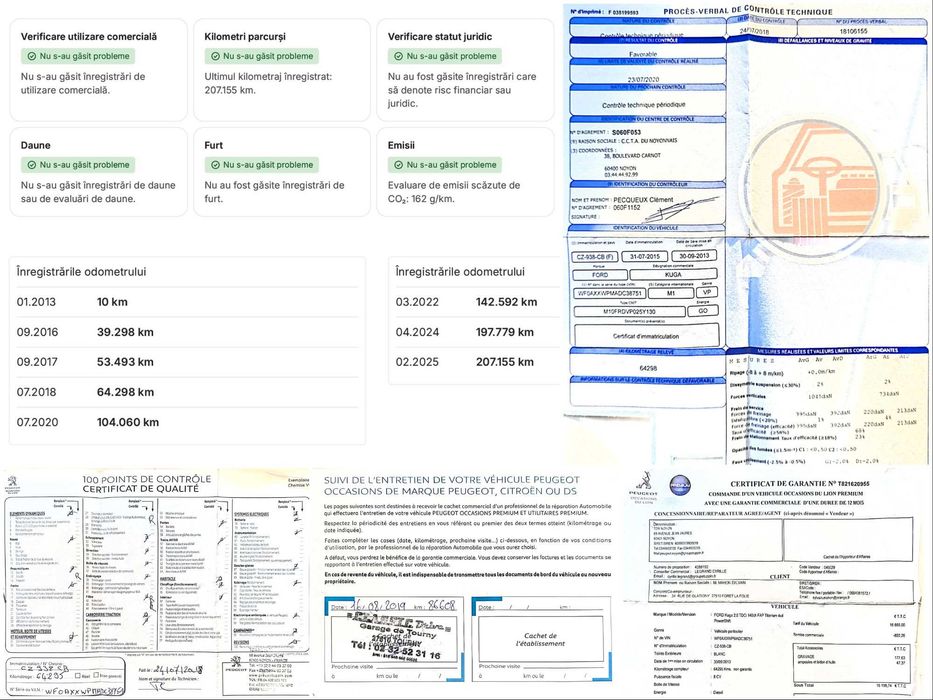 Vand/Schimb/Rate Ford Kuga 4x4 automat 2.0 TDCI inmatriculat RO pano