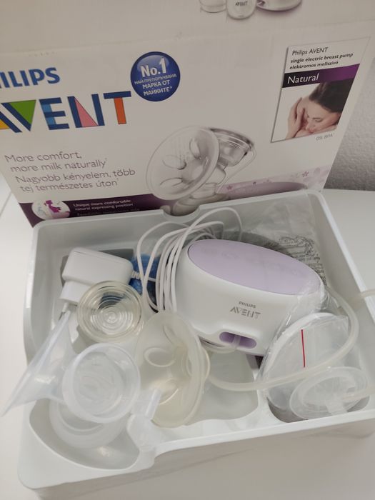Аvent електрическа помпа за кърма с подарък к-т шишета и термо кутии