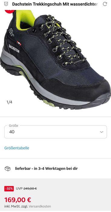 Dachstein Trekkingschuh Mit-Gore-Tex®-Чисто Нови
