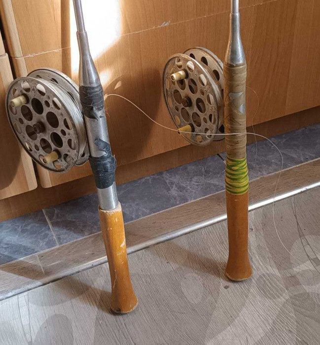 Телескопические советские алюминиевые спиннинги